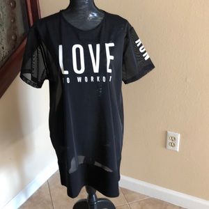 Victoria’s Secret Sport sheer workout top